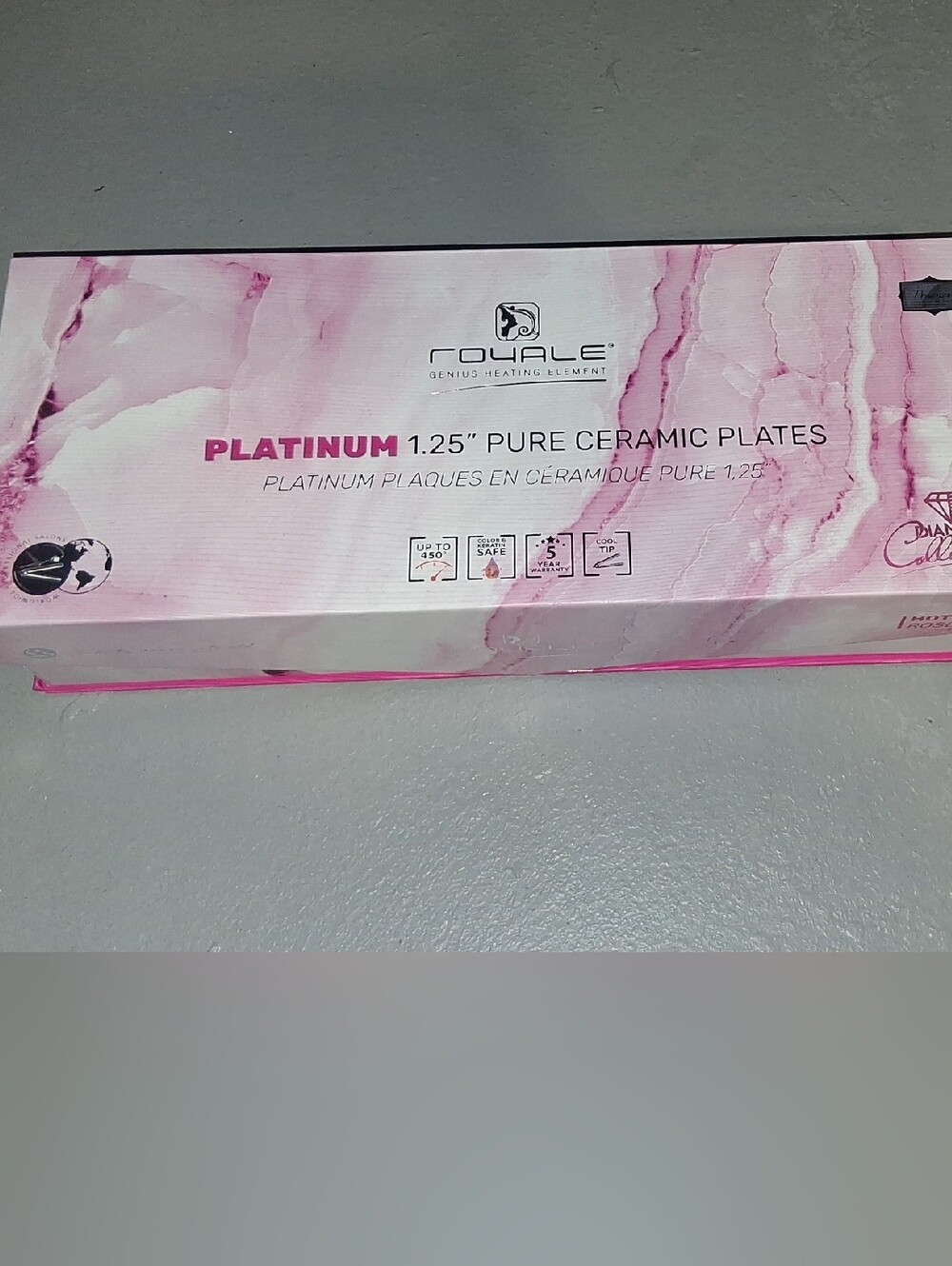 Royale Platnium Pure Ceramic Straightner. Brand New